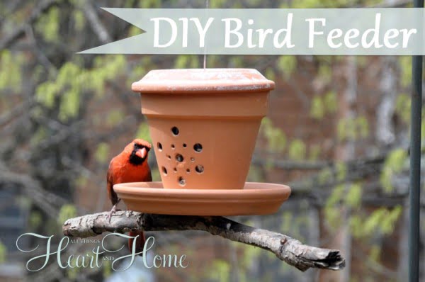 DIY Bird Feeder From A Flower Pot!   