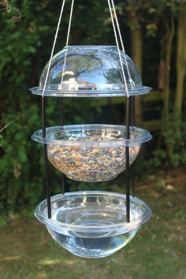 Make a Hanging Combi Drinker/Feeder For Your Garden Birds   