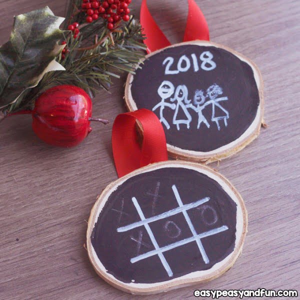DIY Chalk Paint Ornaments
