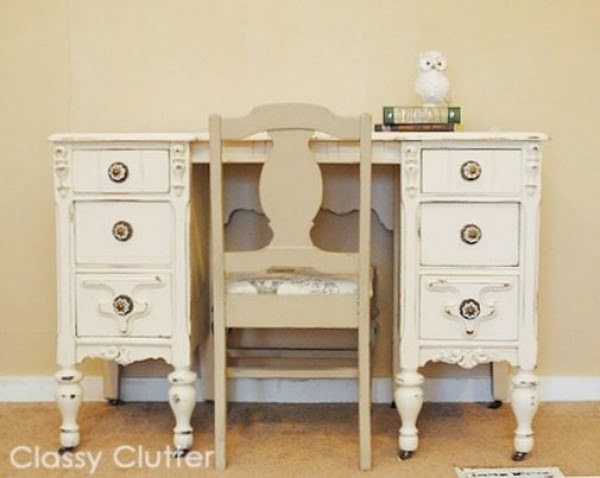 Chalk Paint Recipe and Chalk Paint Dresser Makeover