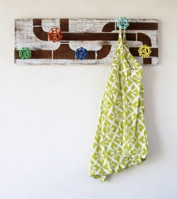 DIY: Vintage Faucet Handle Coat Rack