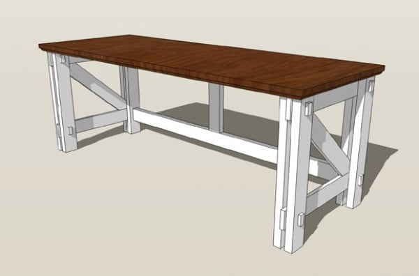 Custom Computer Desk Plans #DIY #homedecor #furniture