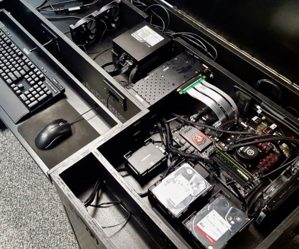 Building a Computer Desk / DIY Desk PC #DIY #homedecor #furniture