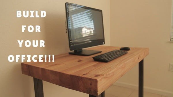 DIY COMPUTER DESK #DIY #homedecor #furniture