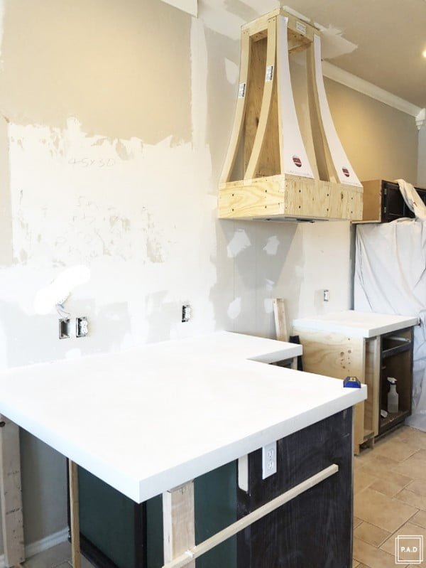 DIY White Concrete Countertops • Project Allen Designs