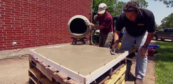 How to Make a DIY Concrete Countertop   