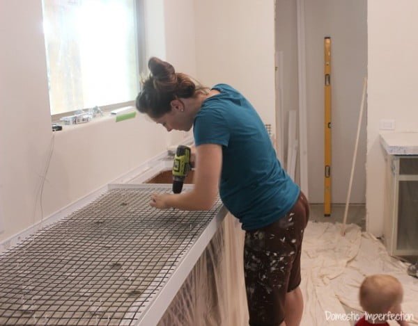 DIY Concrete Countertops, Part I- Setting the Forms