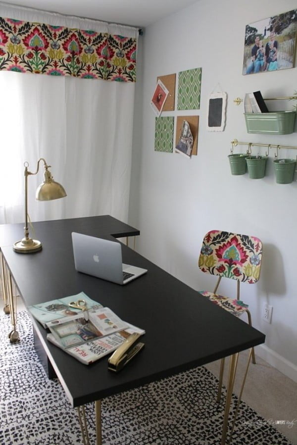 DIY Fabric Covered Cork Board Tiles