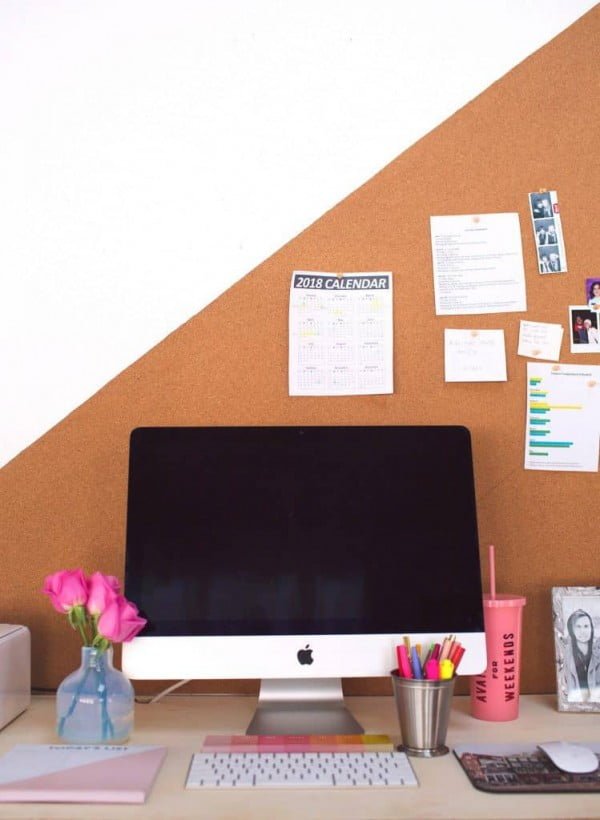 Easy DIY Bulletin Board (Any Shape or Size)