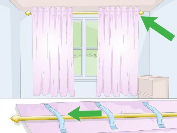How to Make No Sew Curtains  