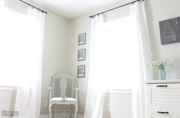 DIY Curtains... From A $5 Sheet! | Jolie Petite Vie  
