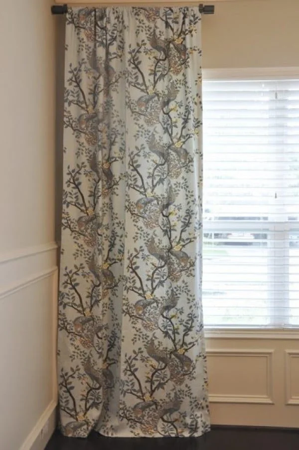 DIY {$20 No Sew Curtain Liners} | Honey We're Home  