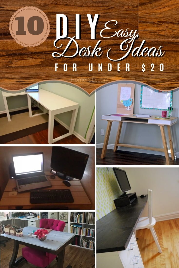 10 Easy DIY Desk Ideas You Can Build for Under $20