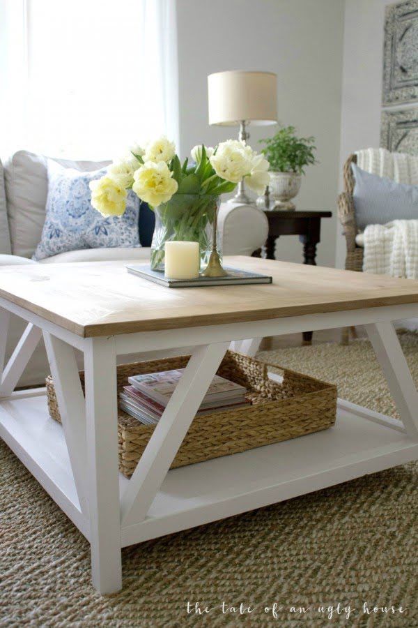 DIY Modern Farmhouse Coffee Table