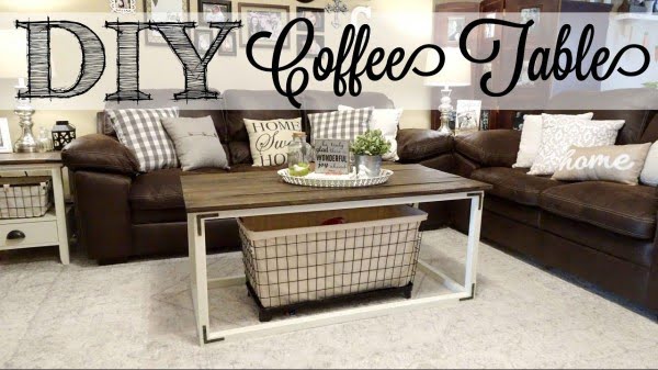 DIY Farmhouse Style Coffee Table