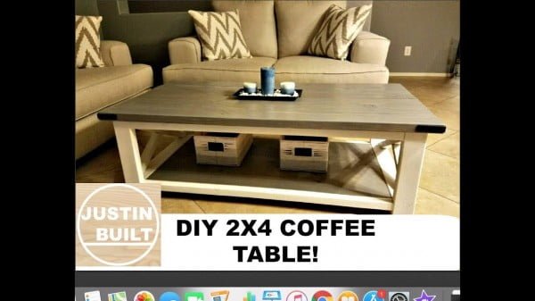 DIY Farmhouse Coffee Table