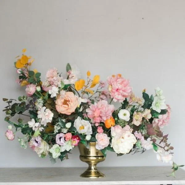 How To Make A Faux Flower Arrangement