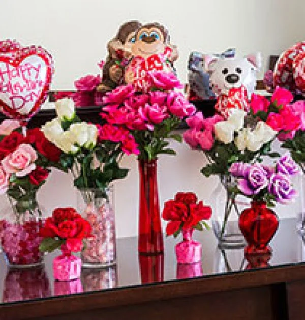 You'll Love These Valentine's Day Faux Floral Arrangements | The Dollar Tree Blog