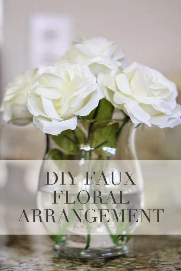 DIY Tutorial : Silk Floral Arrangement