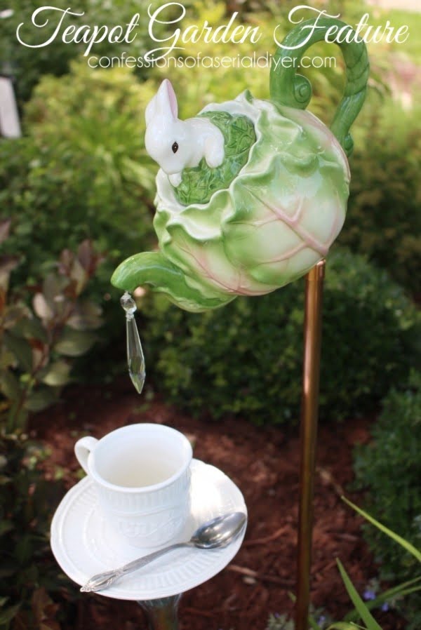 Teapot Garden Feature art