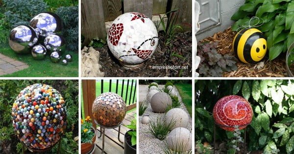 Eye-Catching DIY Garden Balls Inexpensive Decorations art
