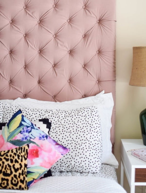 23 Easy DIY Tufted Headboard Ideas You Can Make on a Budget