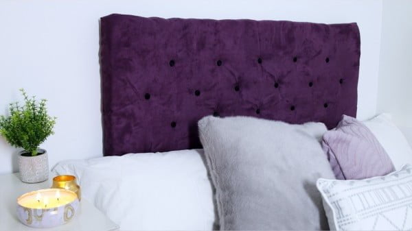 DIY Tufted Headboard #diy #homedecor #bedroomdecor