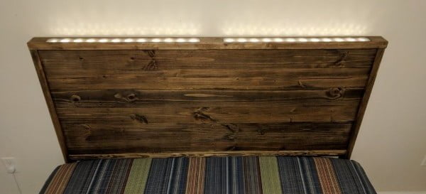 Farm Styled Headboard with Embedded LED Lighting – Saliya Ekanayake – Medium
