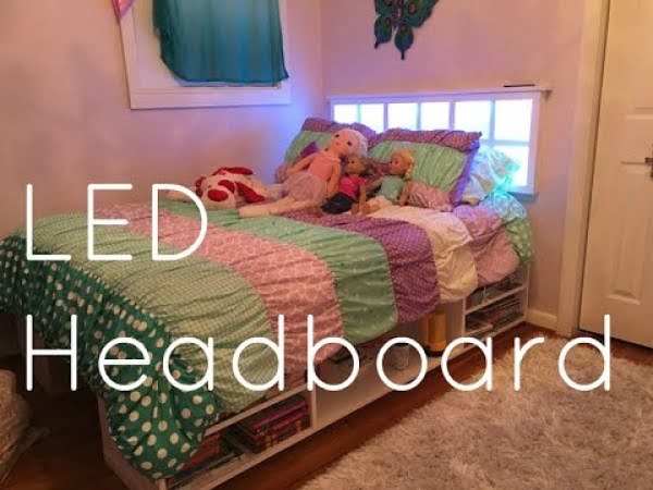 How to build an LED Headboard - Daughter's Room Upgrade Part 3