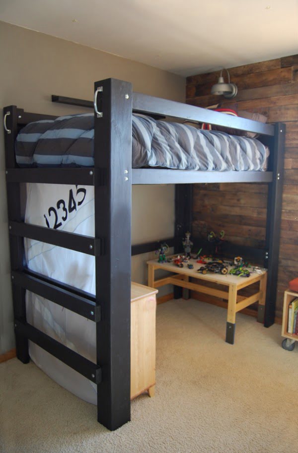 Build our loft bed! #DIY #furniture #bedroom #homedecor
