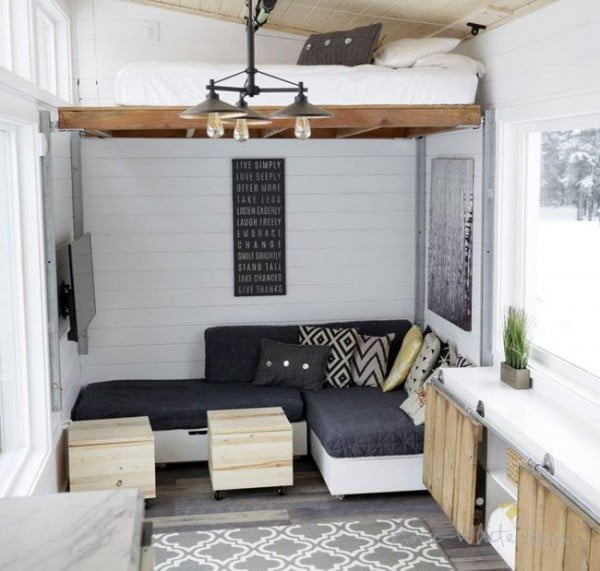 DIY Loft Bed #DIY #furniture #bedroom #homedecor