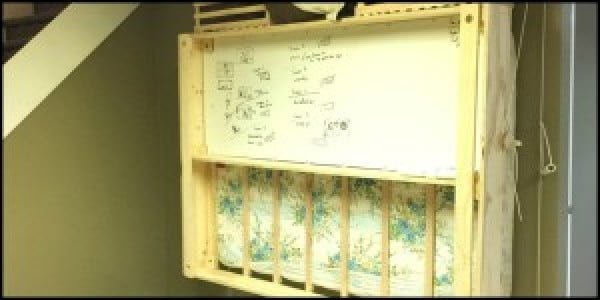 How To Make a Low Cost Murphy Bed #DIY #furniture #bedroomdecor #homedecor