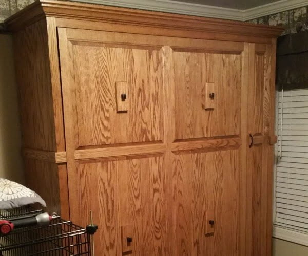 Murphy Bed #DIY #furniture #bedroomdecor #homedecor