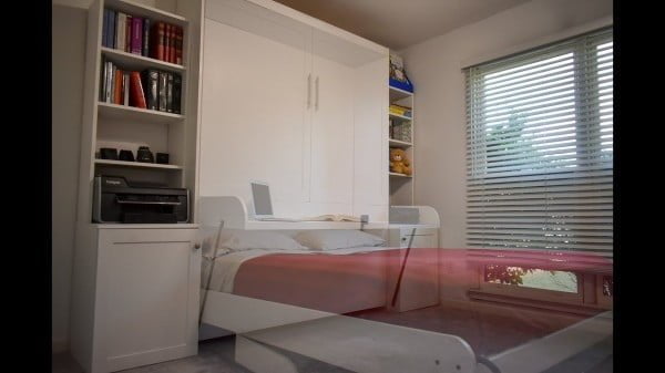 How To Make a Murphy Bed with Stay Level Desk #DIY #furniture #bedroomdecor #homedecor