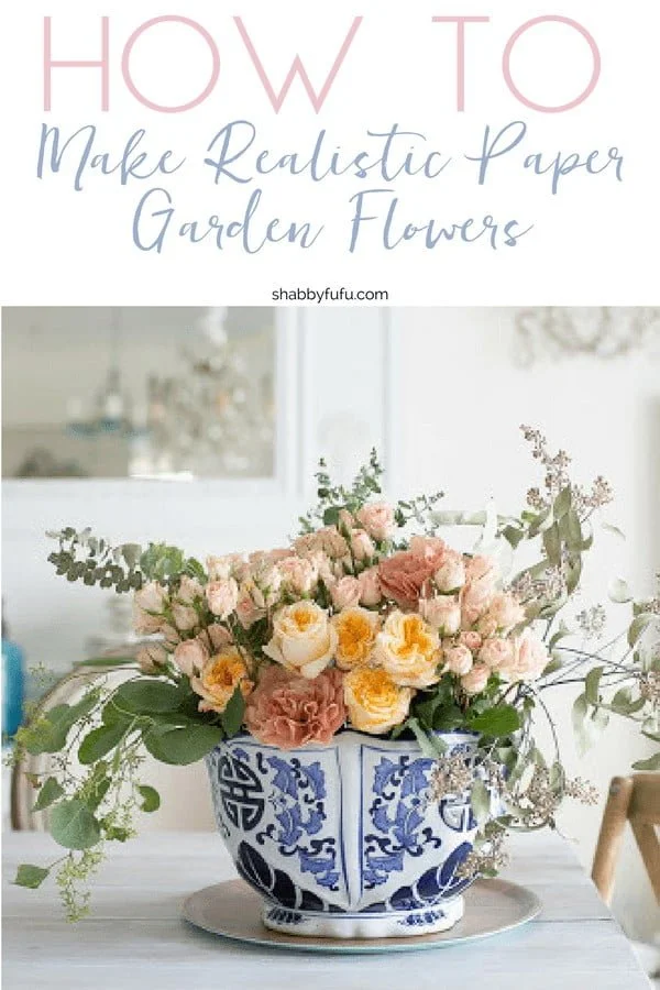 How To Make Realistic Paper Garden Flowers   