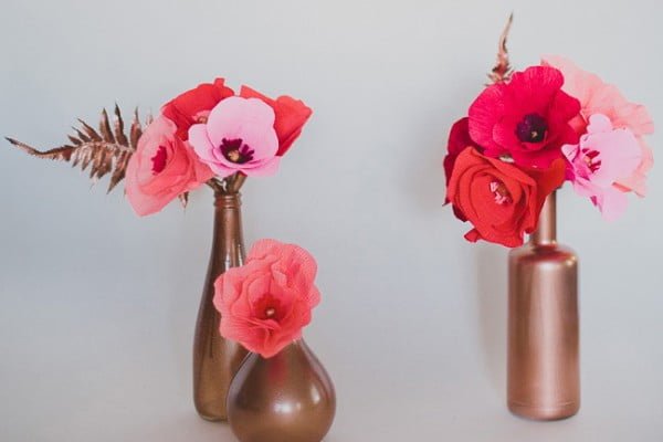 DIY: Ombre Paper Flowers   