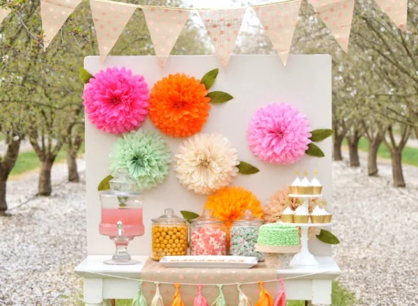 DIY: Tissue Paper Flowers   