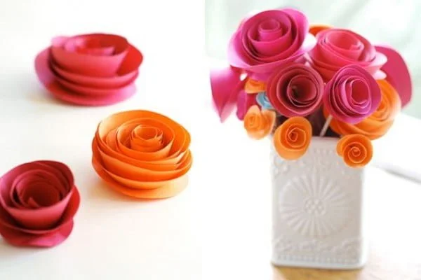 Three easy steps for DIY Paper Flowers   