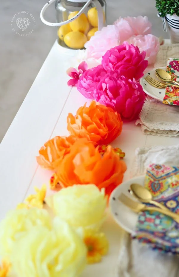How to Make Tissue Paper Flowers   
