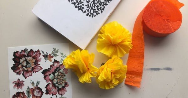 How to make crepe paper flowers   