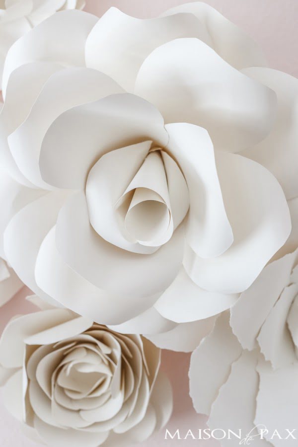 DIY Giant Paper Flowers Tutorial   