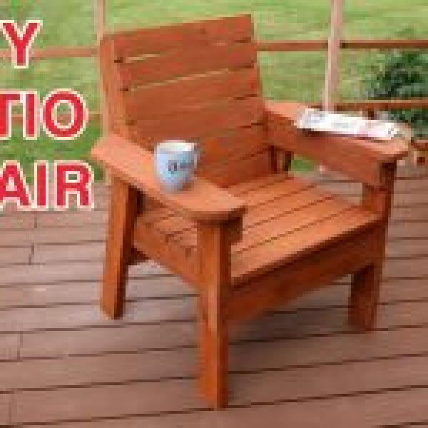 15 Easy Diy Patio Chairs You Can Build, Outdoor Patio Furniture Plans Free