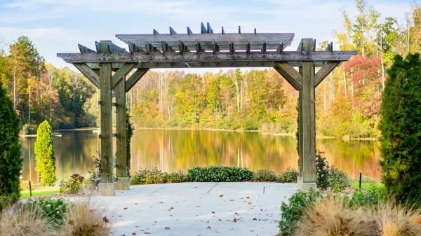 Constructing Wooden Garden Structure   