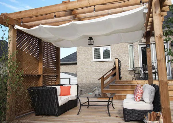 DIY: Retractable Pergola Canopy Tutorial   