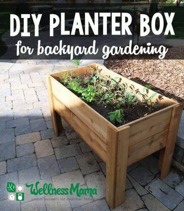 DIY Planter Box Tutorial for Patio or Balcony    