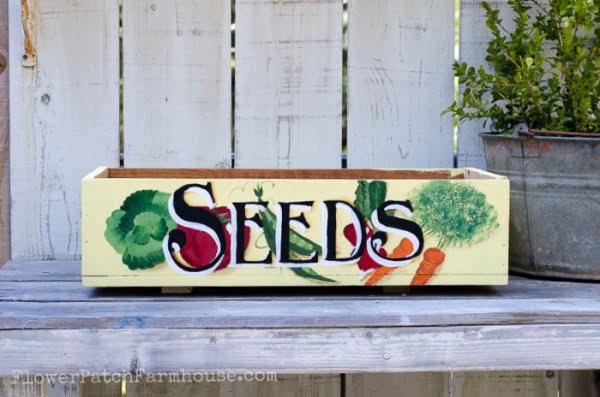 DIY Cedar Fence Board planter for a kitchen herb garden   ing 