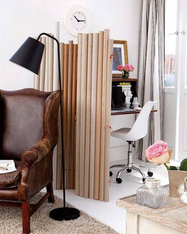 Recycling Paper for DIY Decorative Screens and Room Dividers to Improve Home Interiors