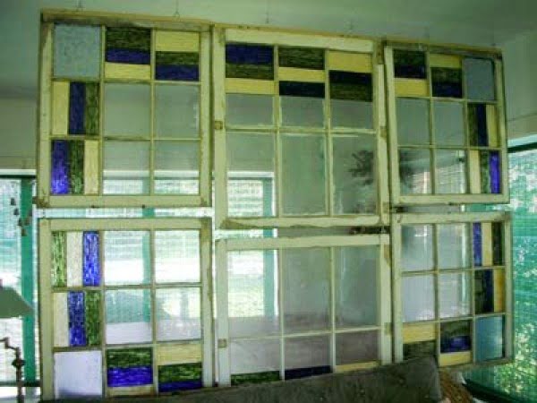 Look!: DIY Stained Glass Room Divider