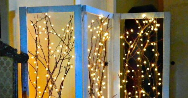 Make Your Home Magical For Winter With This Twinkling Branches DIY Project!