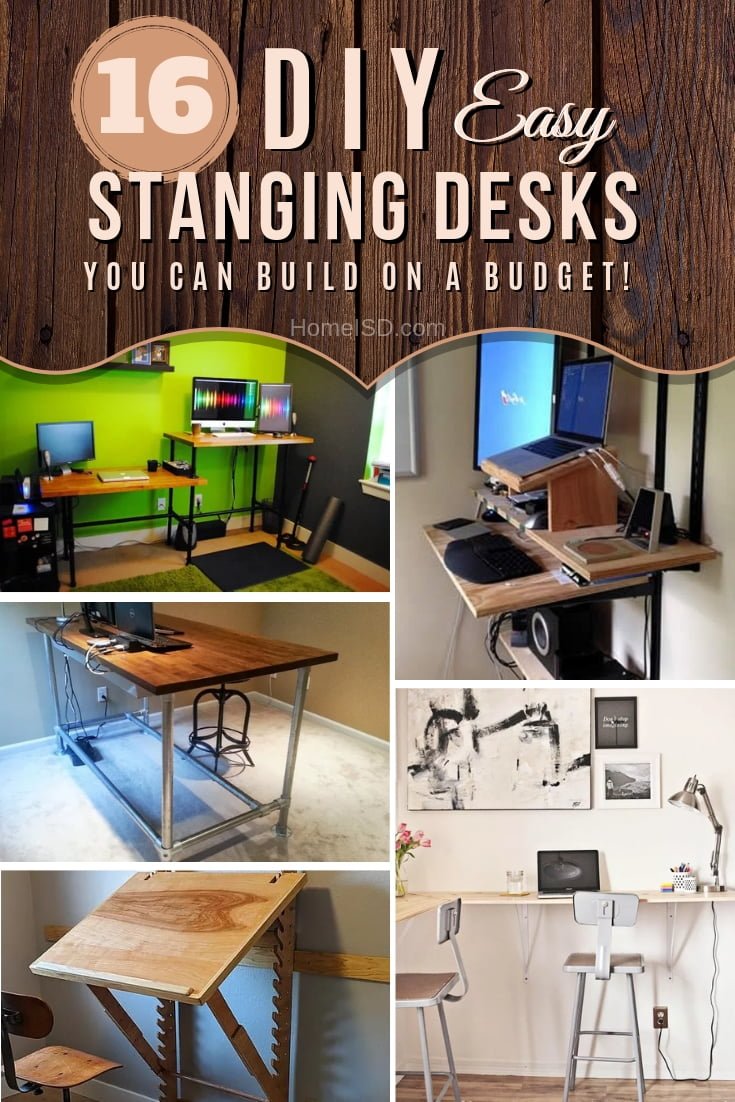 16 Easy DIY Standing Desk Ideas You Can Build on a Budget